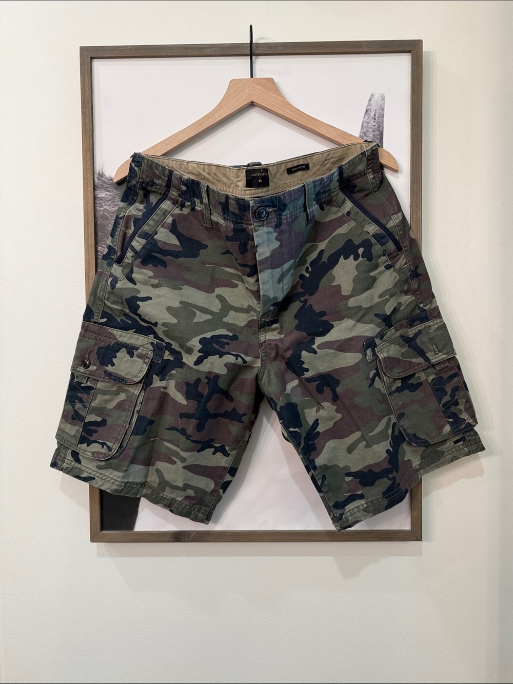Quiksilver Camo Cargo Shorts